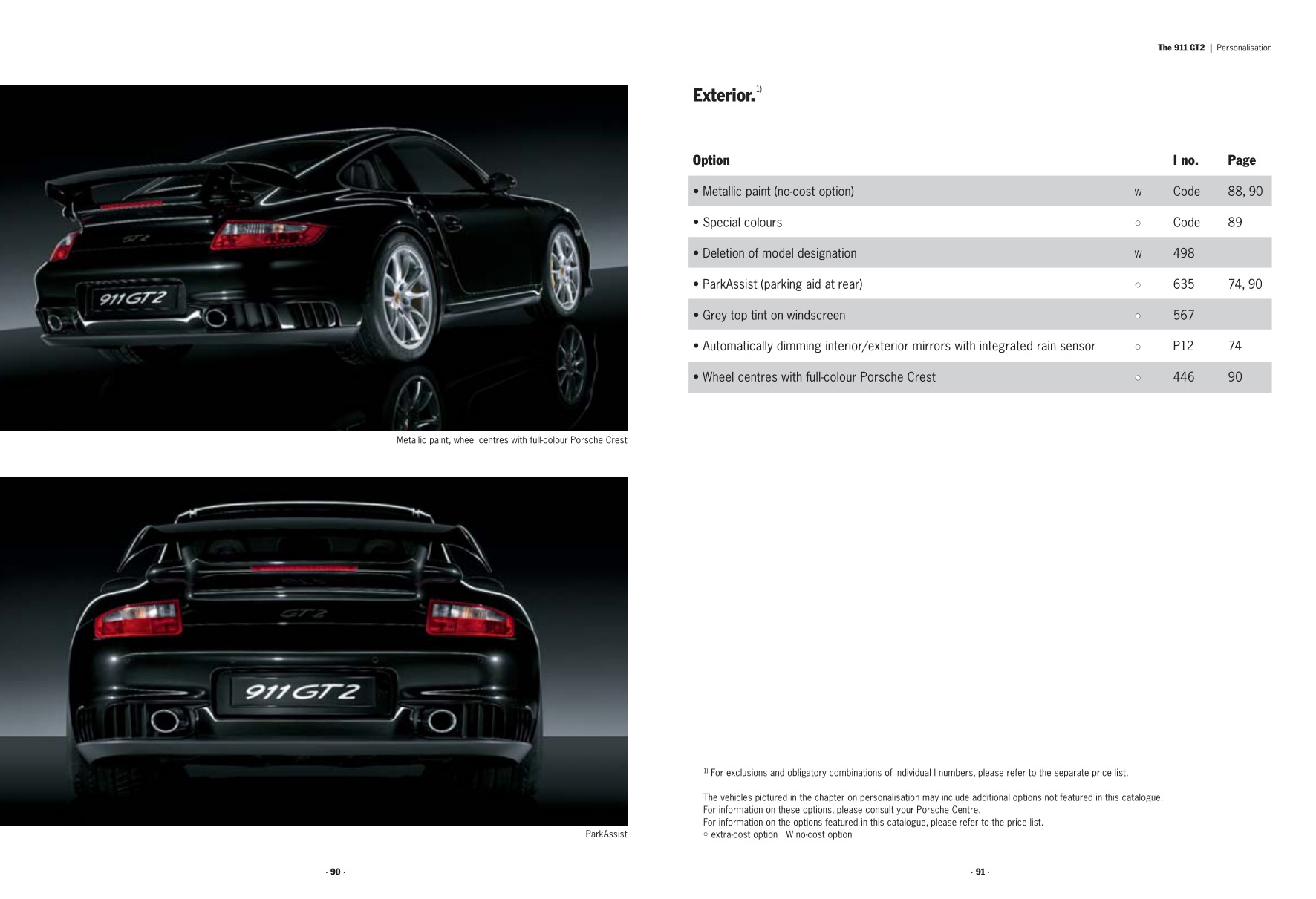 2008 Porsche 911 GT2 Brochure Page 2